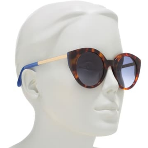 NEW Kate Spade Norina 50mm Cat Eye Sunglasses - Picture 2 of 12